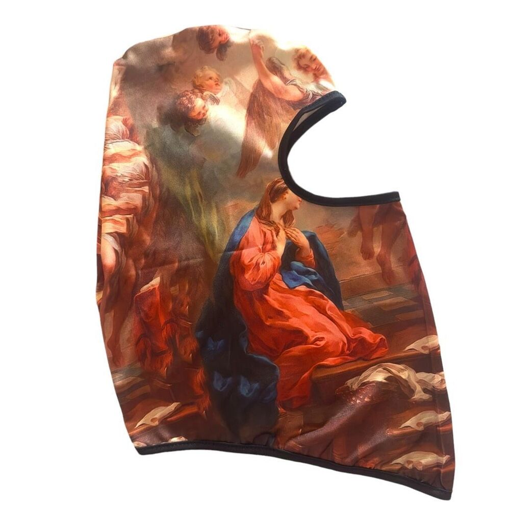 NWT Religious Prayer Balaclava Unisex OS | Hunting Urban Biking Workout Angel - Picture 3 of 11